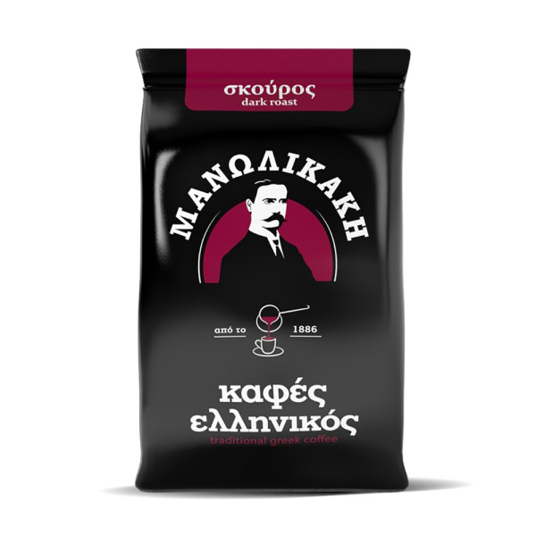 Μανωλικάκης Παραδοσιακός Ελληνικός Καφές Σκούρος 10x192gr