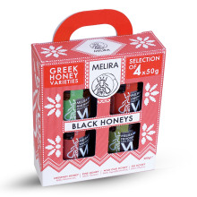 Melira Μέλι Black Honeys Σετ Δώρου 4x50gr