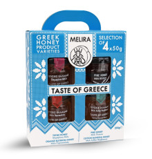 Melira Μέλι Γεύσεις Ελλάδας Σετ Δώρου 4x50gr