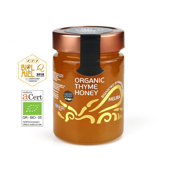 Melira Μέλι Θυμαρίσιο Βιολογικό 450gr