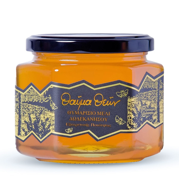 Μελισσοκομική Δωδεκανήσου Μέλι Θυμαρίσιο Θαύμα Θεών 500gr