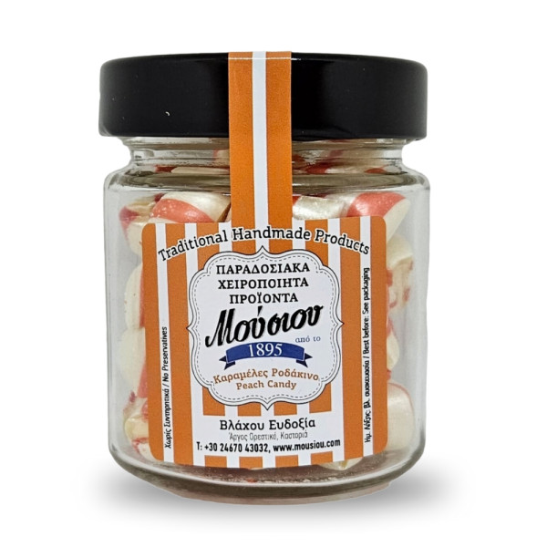 Μούσιου Καραμέλες Ροδάκινο 100gr