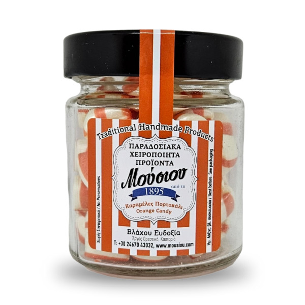 Μούσιου Καραμέλες Πορτοκάλι 100gr
