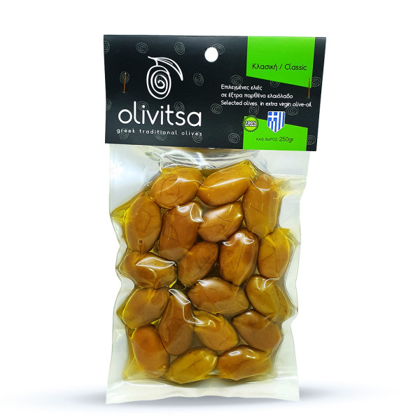 Olivitsa Πράσινες Ελιές Κυνουρίας Κλασσική 250gr