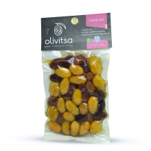 Olivitsa Πράσινες Ελιές Κυνουρίας Και Ελιές Καλαμών Cocktail 250gr